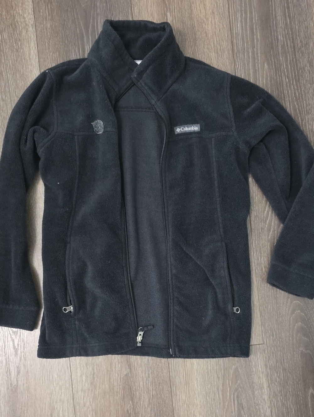 Columbia Kids Black Full-Zip Fleece Jacket